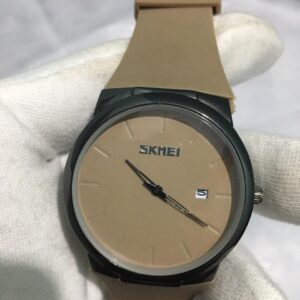SKMEI simple Watch for Man's Pure Rubber Strap with Date display